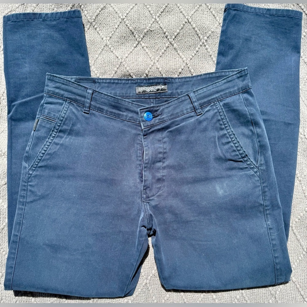 💎 Dolce & Gabbana Mens Chinos - Size 32W x 29L (measured) 💎 - Picture 4 of 13